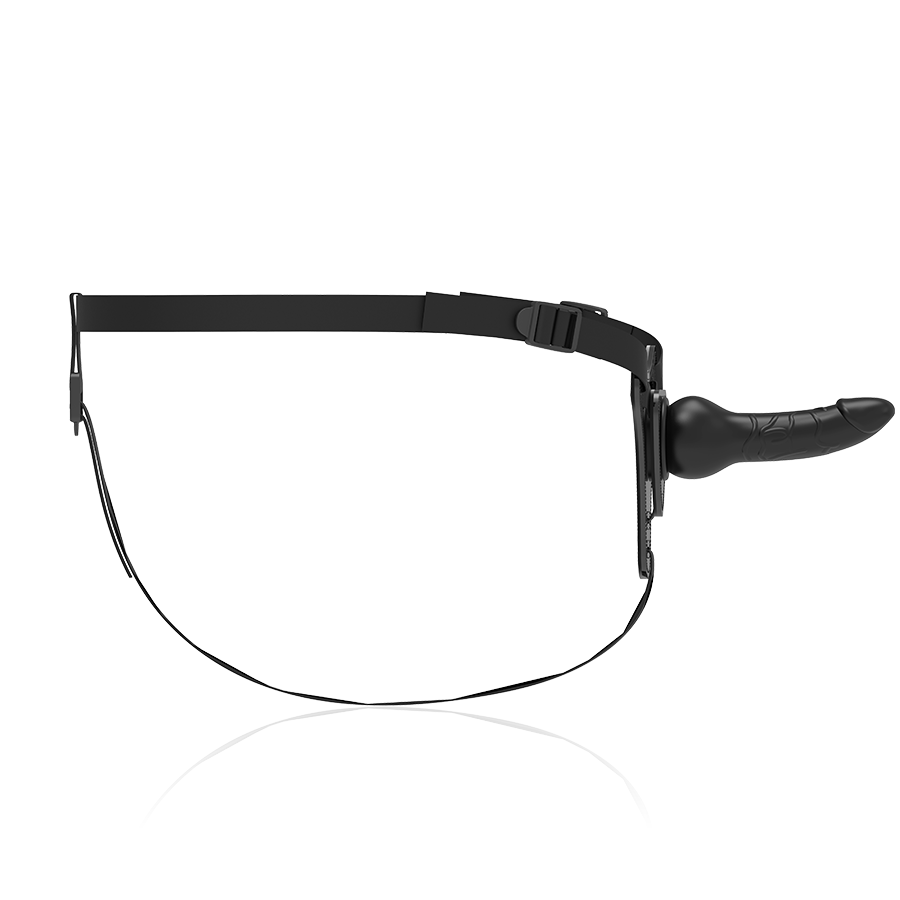 Comprar FETISH Arnés Ajustable De Silicona Negra – Diseño Suave Para Comodidad En Juegos De Principiantes-Noxtic