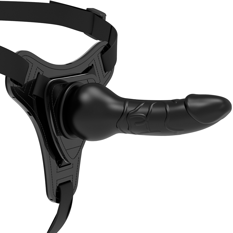 Comprar FETISH Arnés Ajustable De Silicona Negra – Diseño Suave Para Comodidad En Juegos De Principiantes-Noxtic