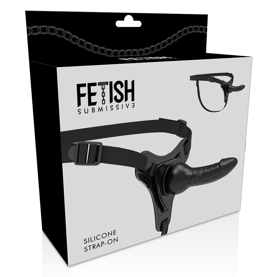 Comprar FETISH Arnés Ajustable De Silicona Negra – Diseño Suave Para Comodidad En Juegos De Principiantes-Noxtic