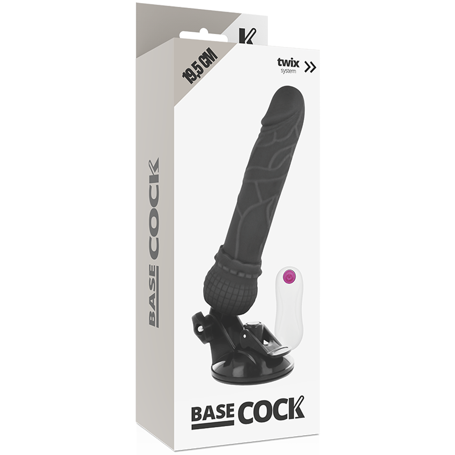 Comprar Basecock Vibrador Realista Control Remoto 19.5 Cm – Vibrador Recargable Con Diseño Ergonómico-Noxtic