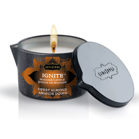 Comprar KAMASUTRA Vela De Masaje Almendra Mediterránea 170gr – Aroma Sensual Con Aceite Hidratante Para Masaje-Noxtic