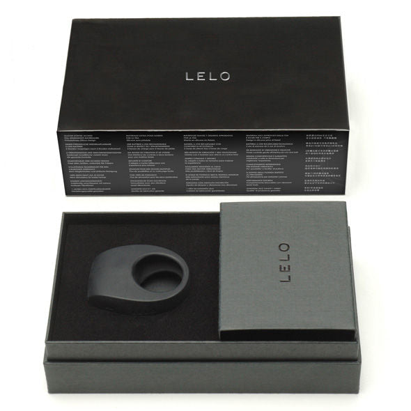 Comprar LELO Tor II Anillo Vibrador Negro – Anillo Recargable Con Vibraciones Potentes Para Parejas-Noxtic