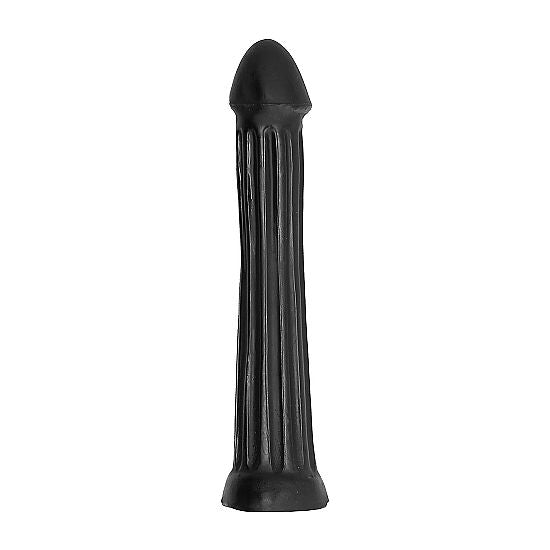 Comprar All Black Plug Dildo 31 Cm – Tacto Suave Con Surcos Profundos Para Mayor Placer-Noxtic