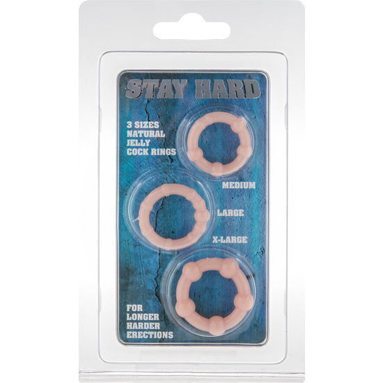 Comprar SEVEN CREATIONS Juego Tres Anillos – Anillas De Silicona Para Mayor Duración De Erección-Noxtic