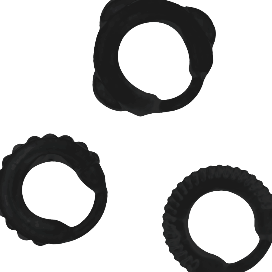 Comprar ADDICTED TOYS Set de 3 Anillos – Estimulación Confortable Para Placer Mejorado-Noxtic