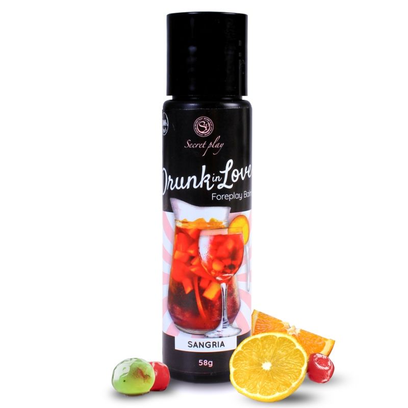 Comprar SECRETPLAY Lubricante Drunk In Love Sangría 60 ML – Comestible y Perfecto Para Momentos de Placer Compartido-Noxtic