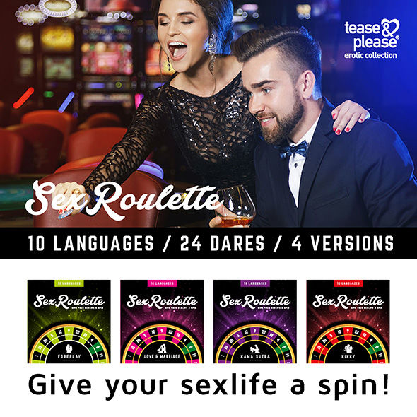 Comprar Tease and Please Sex Roulette – Juego Divertido Para Desafíos Eróticos Sorprendentes-Noxtic