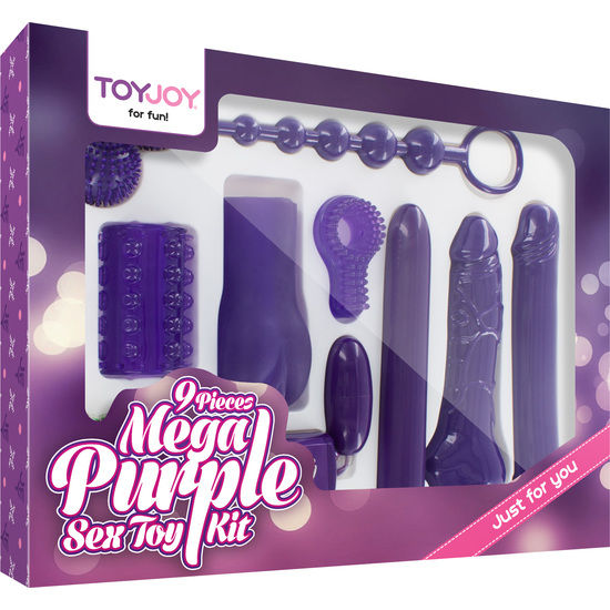 Comprar TOYJOY Just For You Mega Purple Kit – Kit De Juguetes Con Nueve Piezas Multifuncionales Para Estimulación Completa-Noxtic