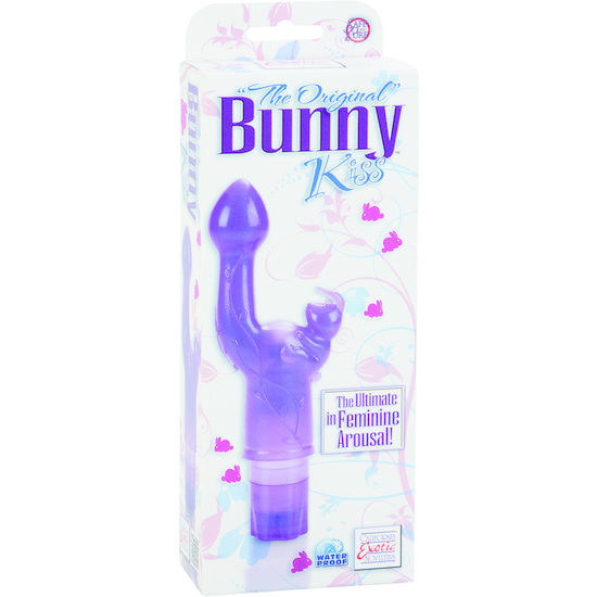 Comprar CALEXOTICS Conejito Vibrador Kiss Lila – Vibrador Impermeable Con Cabezal Flexible Para Placer Personalizado-Noxtic