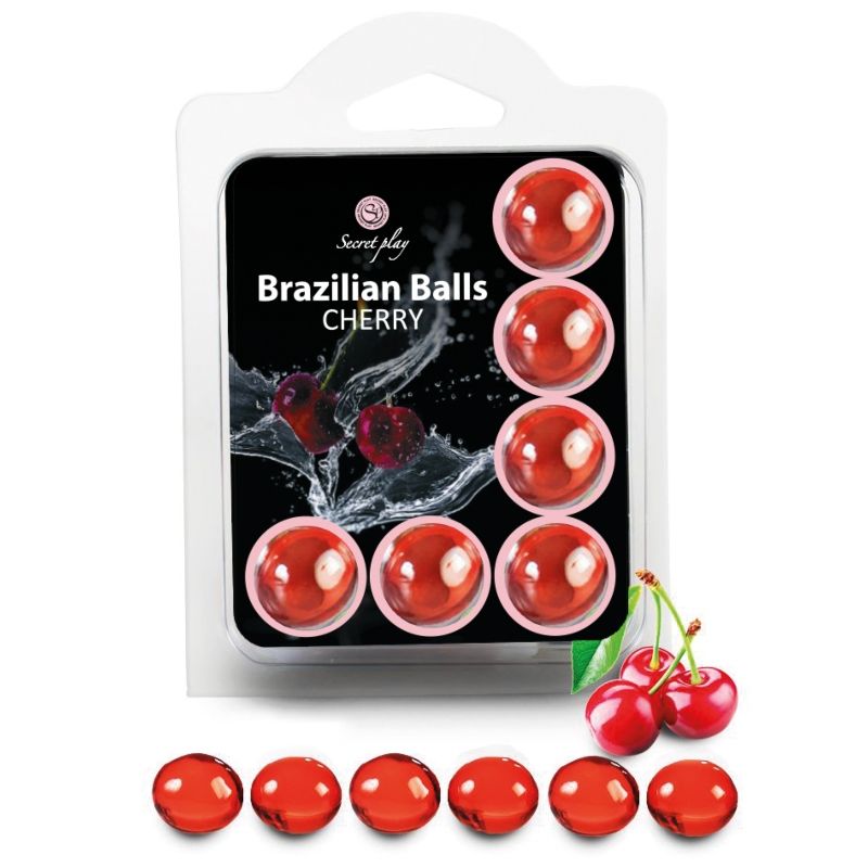Comprar SECRETPLAY Brazilian Balls Cerezas – Lubricación Sorprendente Para Juegos Preliminares-Noxtic