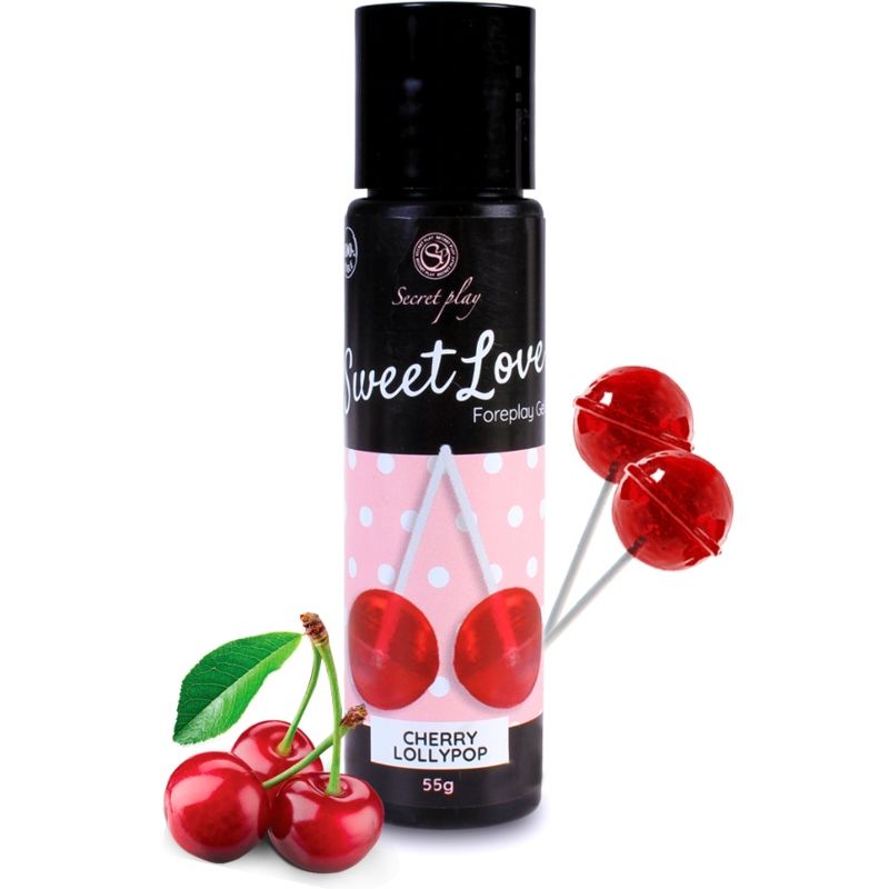 Comprar SECRETPLAY Gel Cereza Lollipop 60 Ml – Gel Comestible Ideal Para Momentos Dulces-Noxtic