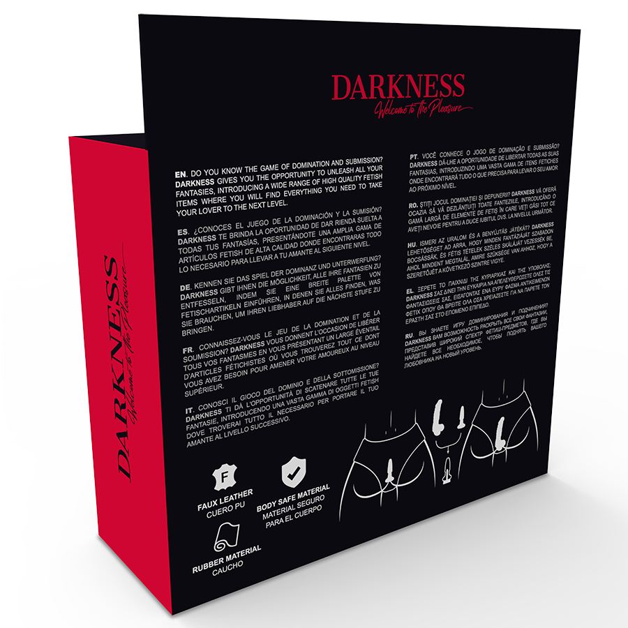 Comprar DARKNESS Panties Con Plug Intercambiable – Ropa Íntima Con Estilo Para Fantasías De Dominación-Noxtic