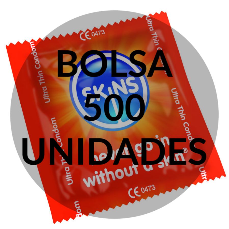 Comprar SKINS Preservativo Ultra Fino Bolsa 500 Uds – Sensación Natural Para Máximo Placer-PRESERVATIVOS-Noxtic
