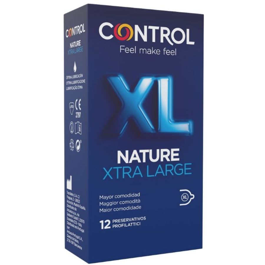 Comprar CONTROL Adapta Nature XL Preservativos 12 Unidades – Comodidad y Seguridad Con Látex Natural-PRESERVATIVOS-Noxtic
