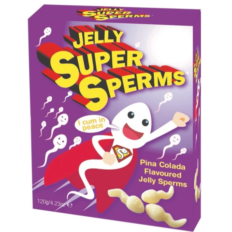 Comprar SPENCER & FLEETWOOD Gominolas Jelly Super Sperm 120 Gr – Divertido Diseño Para Disfrutar Con Sabor-Noxtic