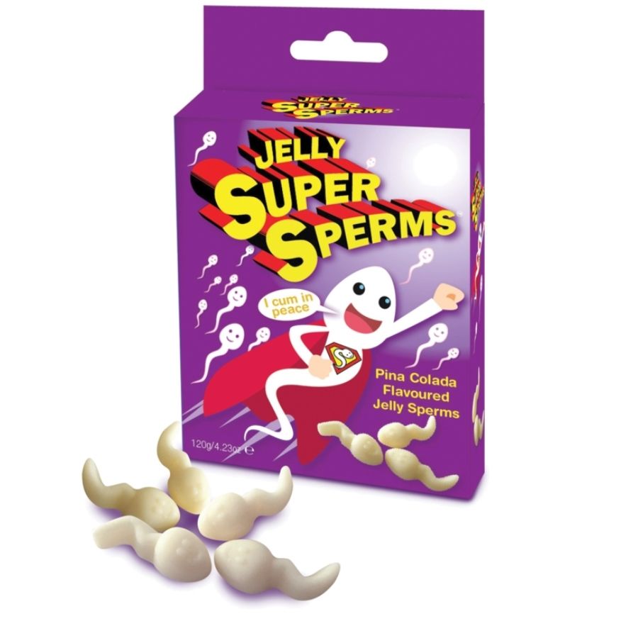 Comprar SPENCER & FLEETWOOD Gominolas Jelly Super Sperm 120 Gr – Divertido Diseño Para Disfrutar Con Sabor-Noxtic
