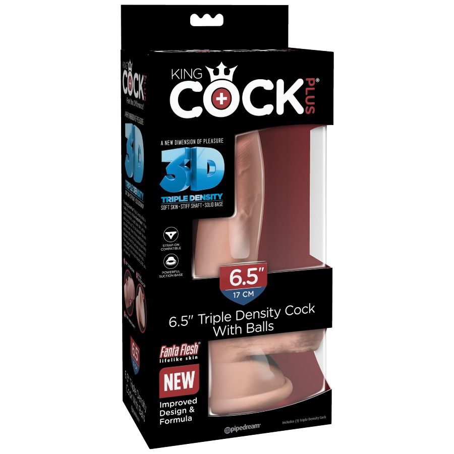 Comprar KING COCK Dildo Triple Densidad 14 Cm – Diseño Ergonómico Para Una Experiencia Placentera-Noxtic