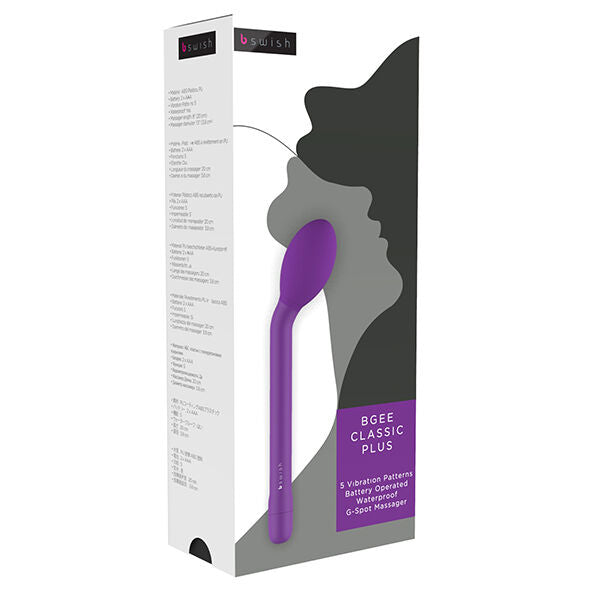 Comprar B SWISH Masajeador Bgee Classic Plus Lila – Diseño Curvado Para Estimulación Profunda-Noxtic