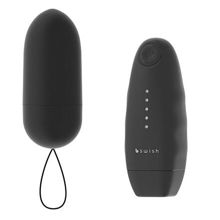 Comprar B SWISH Bnaughty Classic Unleashed Negro – Vibrador Tipo Bala Resistente al Agua con Mando a Distancia-Noxtic