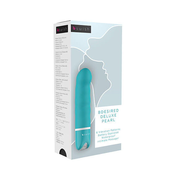 B SWISH Bdesired Deluxe Perla – Vibrador Resistente Al Agua Con Diseño Ergonomico Y 6 Funciones