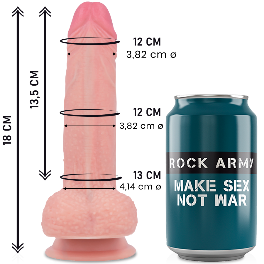 Comprar ROCKARMY Mustang Dildo Realista – Silicona Médica Para Placer Confiable y Sensacional-Noxtic