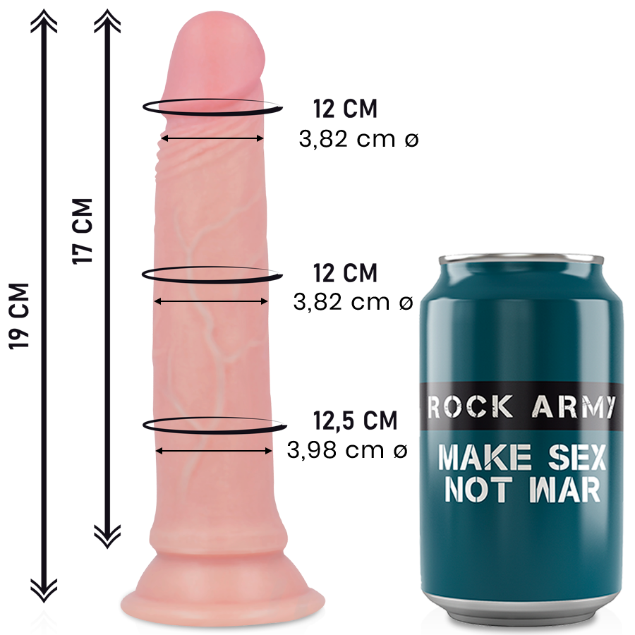 Comprar ROCKARMY Avenger Dildo Realista Silicona Líquida 19 Cm – Diseño Ergonómico Para Placer Confiable-Noxtic