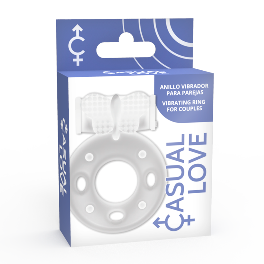 Comprar Casual Love Anillo 34 Transparente – Estimulador Con Diseño Innovador Para Placer Sensorial-Noxtic