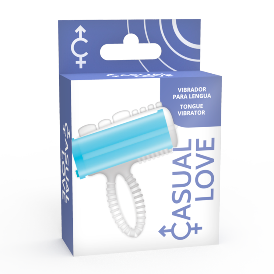 Comprar Casual Love Ring Tongue Vibrating Azul – Juguete Erótico Con Diseño Adaptable Para Placer Único-Noxtic