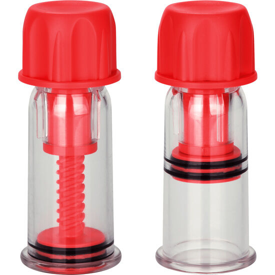 Comprar CALEXOTICS Colt Ventosas Succionadoras Para El Pezón Rojo – Aumento De Sensibilidad Con Diseño Elegante-Noxtic
