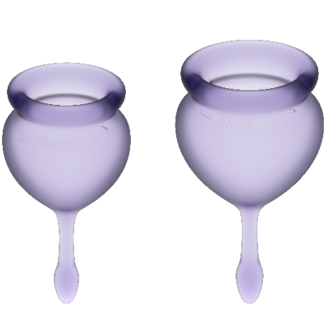 Comprar Satisfyer Feel Good Kit – Copas Menstruales Reutilizables De Silicona Hipoalergénica Para Comodidad Diaria-Noxtic