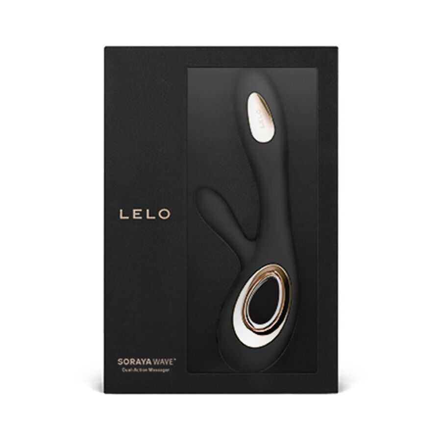 Comprar LELO Soraya Wave Vibrador Rabbit Negro – Diseño Ergonómico Para Placer Inigualable-Noxtic