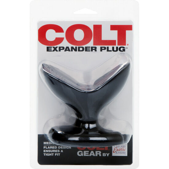 CALEXOTICS Colt Expander Plug Mediano Negro – Diseño Acampanado Para Comodidad Sensacional