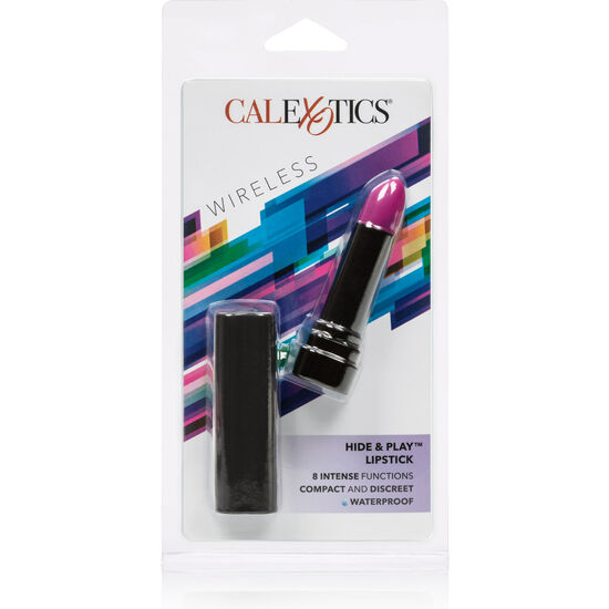 Comprar CALEXOTICS Hide & Play Estimulador Pintalabios Morado – Estimulador Discreto Con 8 Velocidades De Vibración-Noxtic