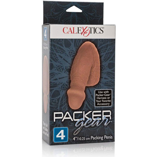 CALEXOTICS Packing Gear Realista 12.75 Cm Marrón – Ajuste Cómodo Para Un Look Masculino Atractivo