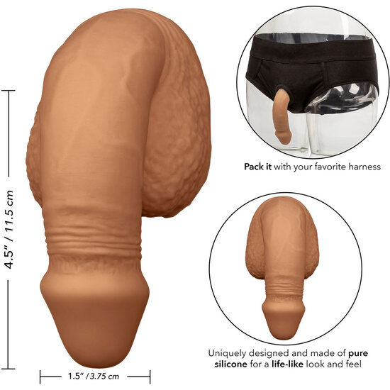Comprar CALEXOTICS Packing Penis Caramelo 12.75cm – Silicona Suave Para Comodidad Prolongada-Noxtic