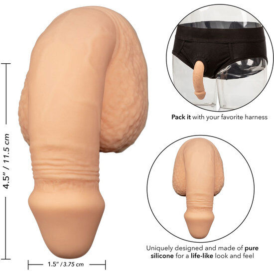 Comprar CALEXOTICS Packing Penis De Silicona 12.75cm Natural – Diseño Realista Para Comodidad Prolongada-Noxtic