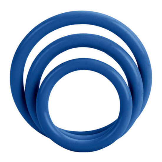 Comprar CALEXOTICS Set Tres Anillas Azules – Conjunto Versátil Para Mejorar Tu Placer Intimo-Noxtic
