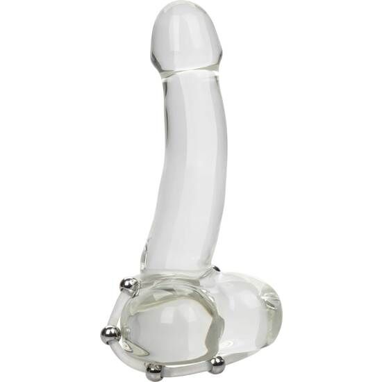 Comprar CALEXOTICS Anillo De Silicona Con Cuentas De Acero Talla XL – Diseño Ergonómico Para Estimulación Única-Noxtic
