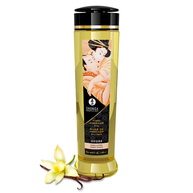 Comprar SHUNGA Aceite De Masaje Deseo 240 ML – Mezcla Exquisita De Aceites Esenciales Para Placer Sensorial-Noxtic