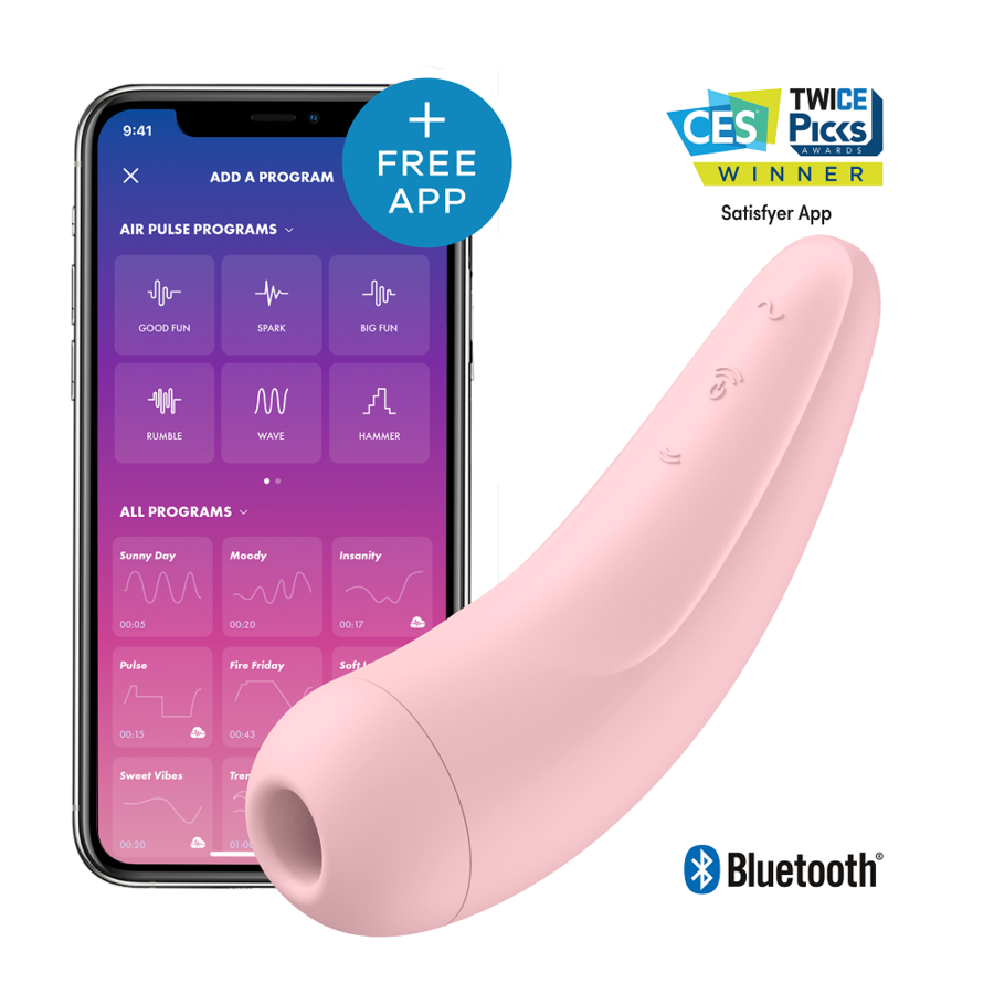 Comprar Satisfyer Curvy 2 Rosa – Vibrador Recargable Con Diseño Ergonómico Para Estimulación Placentera-Noxtic