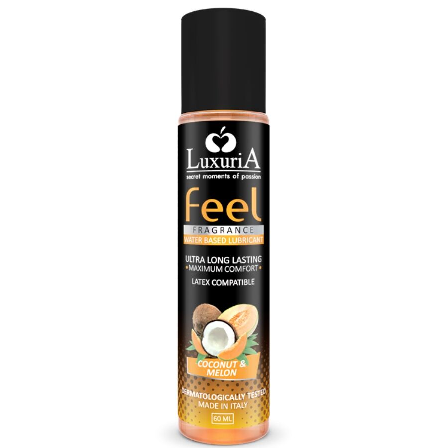 Comprar INTIMATELINE Luxuria Feel Lubricante Base Agua Coco Y Melón 60 ML – Suavidad Hidratante Para Placer Confiable-Noxtic