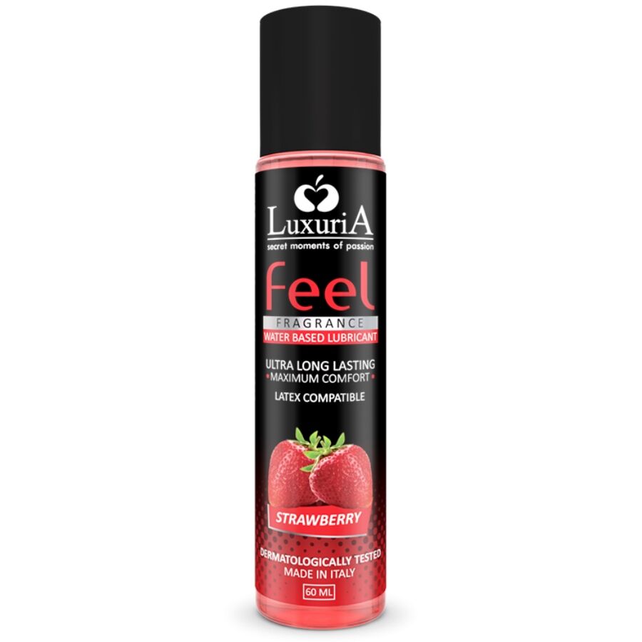 Comprar INTIMATELINE Luxuria Feel Lubricante Base Agua Fresa 60 ML – Hidratación Suave Para Placer Intenso-Noxtic