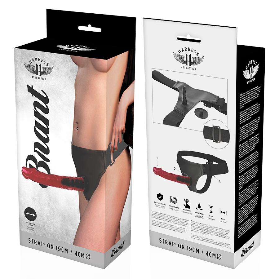 Comprar Harness Attraction Arnés Brant 19 Cm – Diseño Realista Para Confianza Y Libertad Sensual-Noxtic