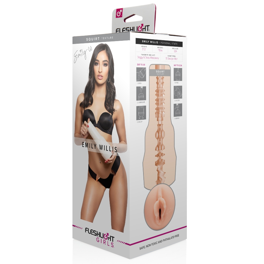 Comprar Fleshlight Girls Emily Willis – Juguete Erótico Con Diseño Realista Para Placer Personal-Noxtic
