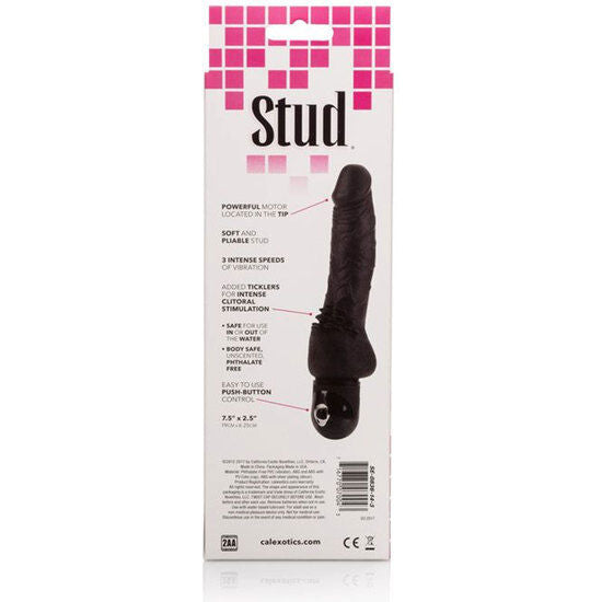 Comprar CALEXOTICS Power Stud Cliterrific Vibrador Negro – Estimulador Ergonomico Con Potente Vibración-Noxtic