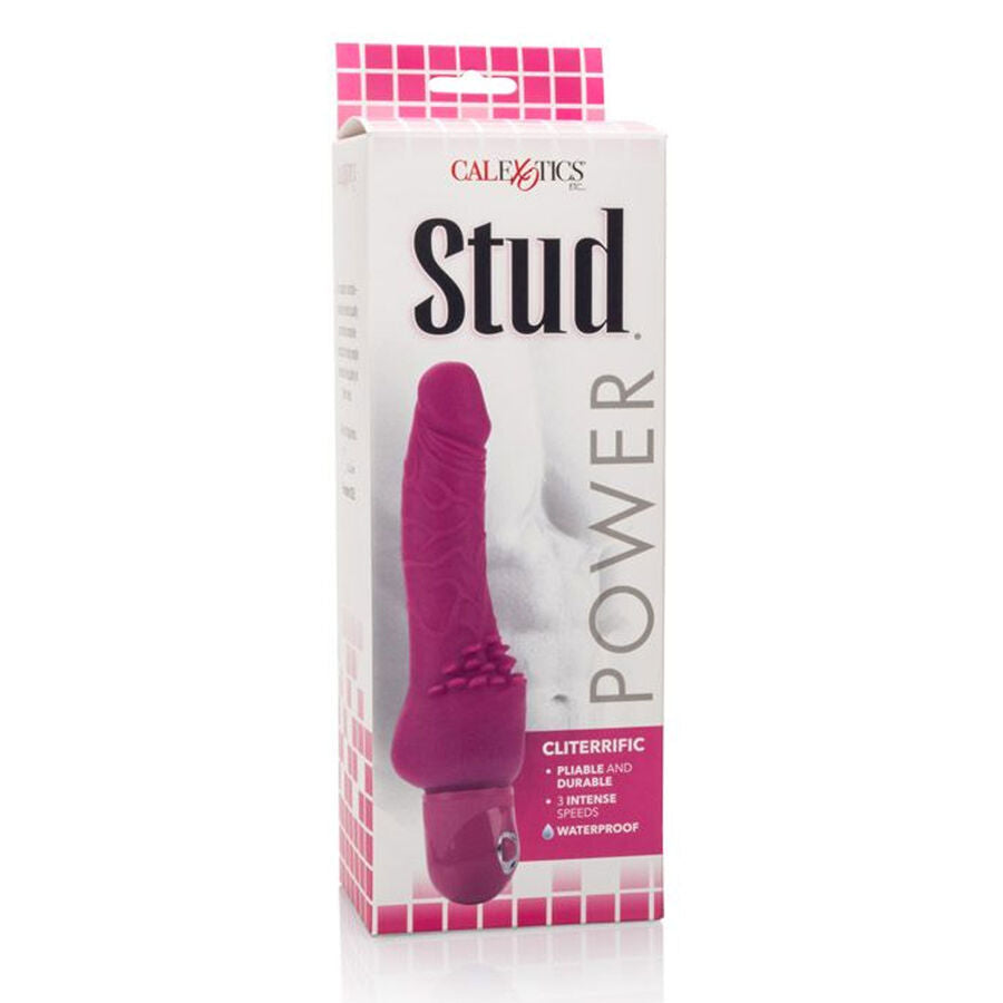 Comprar CALEXOTICS Power Stud Cliterrific – Vibrador Ergonómico Con Diseño Curvado Para Placer Sensual-Noxtic