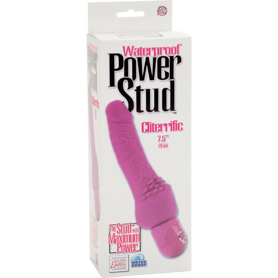 Comprar CALEXOTICS Power Stud Cliterrific – Vibrador Ergonómico Con Diseño Curvado Para Placer Sensual-Noxtic