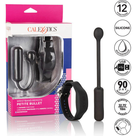 Comprar CALEXOTICS Bala Vibradora Pequeña Con Pulsera De Control – Juguete Compacto Para Placer Versátil-Noxtic