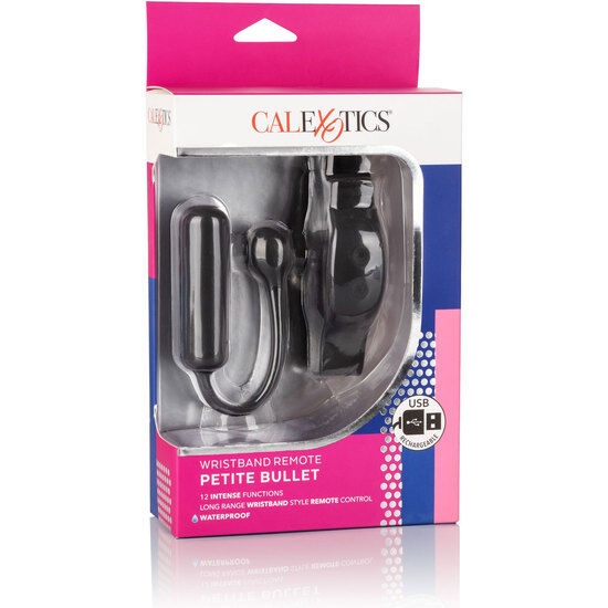 CALEXOTICS Bala Vibradora Pequeña Con Pulsera De Control – Juguete Compacto Para Placer Versátil