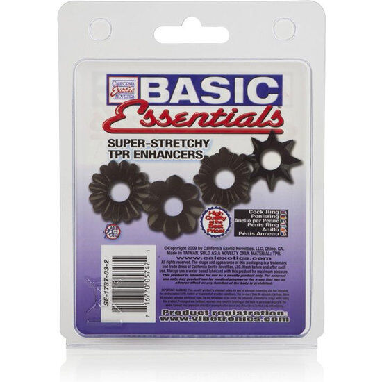 Comprar CALEXOTICS Set Básico 4 Anillas – Conjunto Para Mejorar La Experiencia Sensual-Noxtic